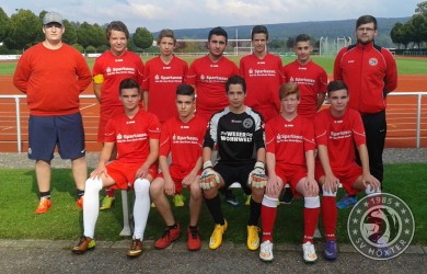 Die B2-Junioren des SV Höxter 2015/2016