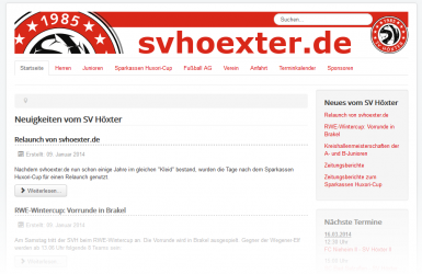 Relaunch von svhoexter.de